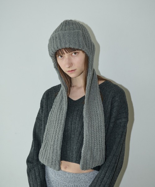 AIC.（エーアイシー）の「マフラーフライトニットキャップ（ニット