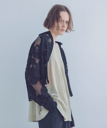 BIRGITTE HERSKIND | HERSKIND / jetta shirt(レースミドリフ丈シャツ)(シャツ/ブラウス)