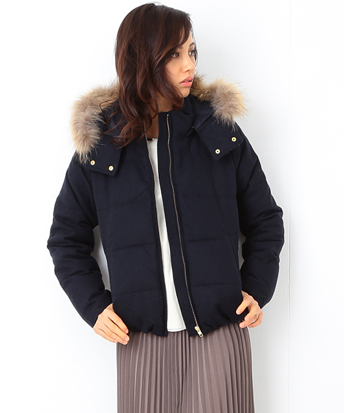 【美品】23年製　ビーイングバイビームス　河田フェザー　ダウンベスト　2WAY B:MING by BEAMS（ビーミングバイビームス）の「＜InRed12月号掲載