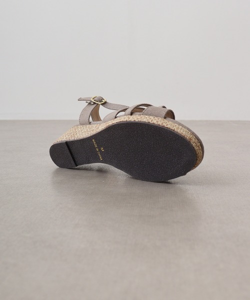 LibertyDoll(リバティードール)の「LIBERTYDOLL 5cmウエッジヒール サンダル(サンダル・レディース・ブラック/ベージュ/ネイビー/ブラウン系その他・L/LL/S/M)」の13枚目の写真