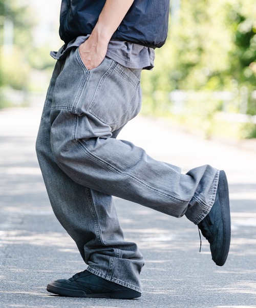 未使用 パンツ 555」デニム リラックスストレート【自宅で試着、返品送料無料】(28