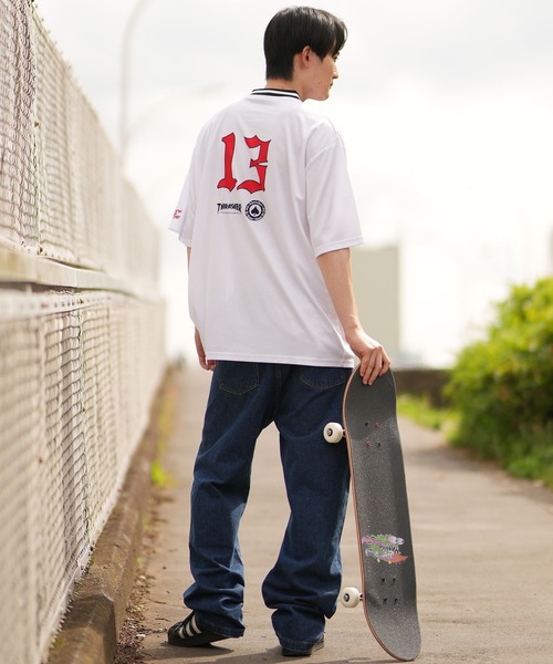 セール】【ムラサキスポーツ限定】THRASHER/スラッシャー ゲームシャツ