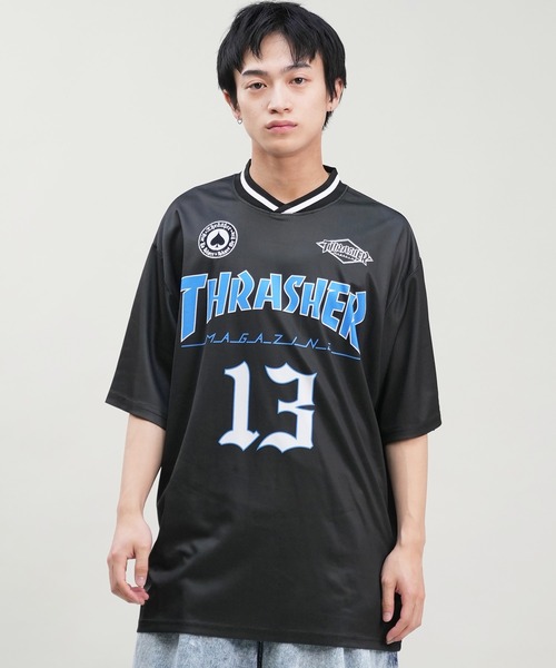 THRASHER(スラッシャー)の「【ムラサキスポーツ限定】THRASHER/スラッシャー ゲームシャツ/半袖Tシャツ オーバーサイズ ユニセックス THM-24SPSST09(Tシャツ/カットソー・メンズ・ホワイト/ブラック・M/XL/L)」の20枚目の写真