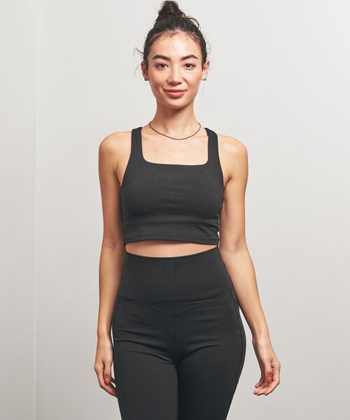 ブラトップ　ヨガウェア　ユナイテッドアローズ TO UNITED ARROWS＞CLOUD スクエアネック ブラトップ（スポーツ