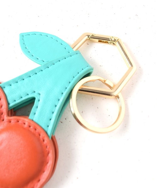 くも/さくらんぼ/ネコ/マルチクリップチャーム（キーホルダー