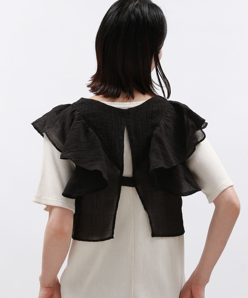 LAKOLE(ラコレ)の「フリルビスチェ / 127590(ベスト・レディース・ブラック/グレー/オフホワイト・FREE)」の19枚目の写真
