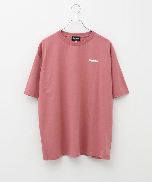 Barbour（バブアー）の「BARBOUR / バブアー OS small Barbour logo T-Shirts（Tシャツ/カットソー・メンズ・ピンク/カーキ/アイボリー/ブラック/ベージュ・SMALL/X-LARGE/LARGE/MEDIUM）」の5枚目の写真