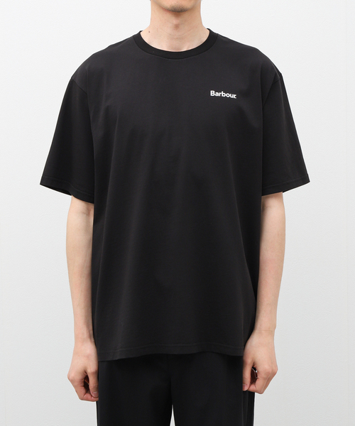 Barbour（バブアー）の「BARBOUR / バブアー OS small Barbour logo T-Shirts（Tシャツ/カットソー・メンズ・ピンク/カーキ/アイボリー/ブラック/ベージュ・SMALL/X-LARGE/LARGE/MEDIUM）」の6枚目の写真