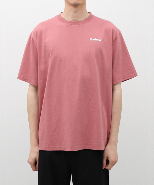 Barbour（バブアー）の「BARBOUR / バブアー OS small Barbour logo T-Shirts（Tシャツ/カットソー・メンズ・ピンク/カーキ/アイボリー/ブラック/ベージュ・SMALL/X-LARGE/LARGE/MEDIUM）」の10枚目の写真