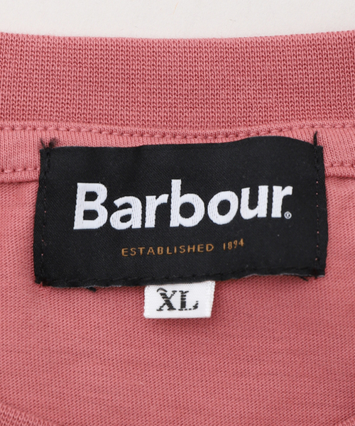 Barbour（バブアー）の「BARBOUR / バブアー OS small Barbour logo T-Shirts（Tシャツ/カットソー・メンズ・ピンク/カーキ/アイボリー/ブラック/ベージュ・SMALL/X-LARGE/LARGE/MEDIUM）」の16枚目の写真