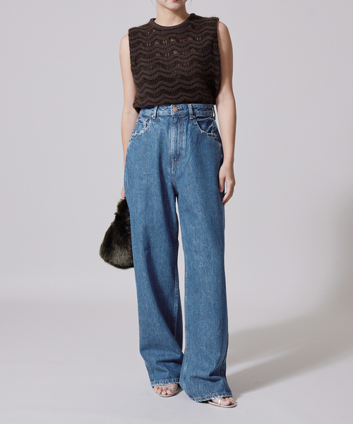 IENA LA BOUCLE(イエナラブークル)の「【RED CARD TOKYO / レッドカード トーキョー】TIMELESS DACOTA デニムパンツ(デニムパンツ・レディース・ブルー系その他・24/25/26/27)」の2枚目の写真