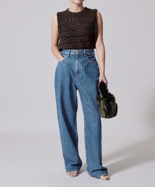 IENA LA BOUCLE(イエナラブークル)の「【RED CARD TOKYO / レッドカード トーキョー】TIMELESS DACOTA デニムパンツ(デニムパンツ・レディース・ブルー系その他・24/25/26/27)」の8枚目の写真