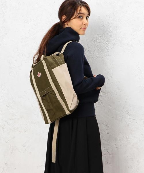 DANTON（ダントン）の「[ダントン]DANTON CB　UTILITY バックパック（バックパック/リュック・レディース・ブラック/ベージュ・フリー）」の6枚目の写真