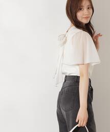 PROPORTION BODY DRESSING | 前後２ＷＡＹボウタイブラウス / 1214210703(シャツ/ブラウス)