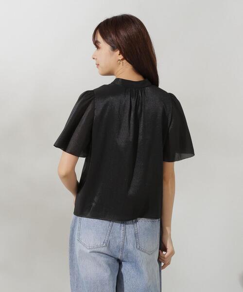 PROPORTION BODY DRESSING（プロポーションボディドレッシング）の「前後２ＷＡＹボウタイブラウス / 1214210703（シャツ/ブラウス・レディース・ブラック/ホワイト系その他/イエロー・SMALL/MEDIUM）」の12枚目の写真