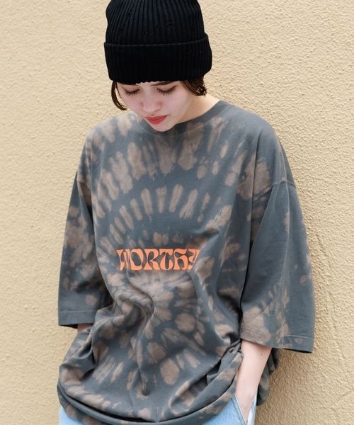 PBLIM（ページボーイリム）の「PBLIM/タイダイＴ（Tシャツ/カットソー・レディース・チャコールグレー/ネイビー・MEDIUM/LARGE）」の13枚目の写真