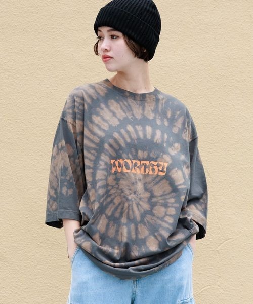 PBLIM（ページボーイリム）の「PBLIM/タイダイＴ（Tシャツ/カットソー・レディース・チャコールグレー/ネイビー・MEDIUM/LARGE）」の14枚目の写真