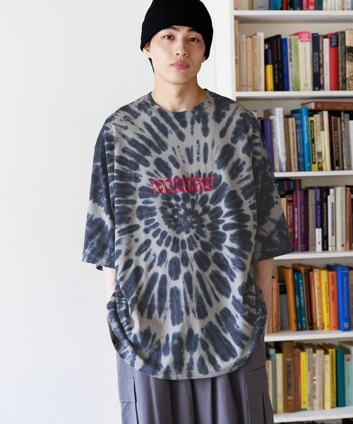 PBLIM（ページボーイリム）の「PBLIM/タイダイＴ（Tシャツ/カットソー・レディース・チャコールグレー/ネイビー・MEDIUM/LARGE）」の21枚目の写真