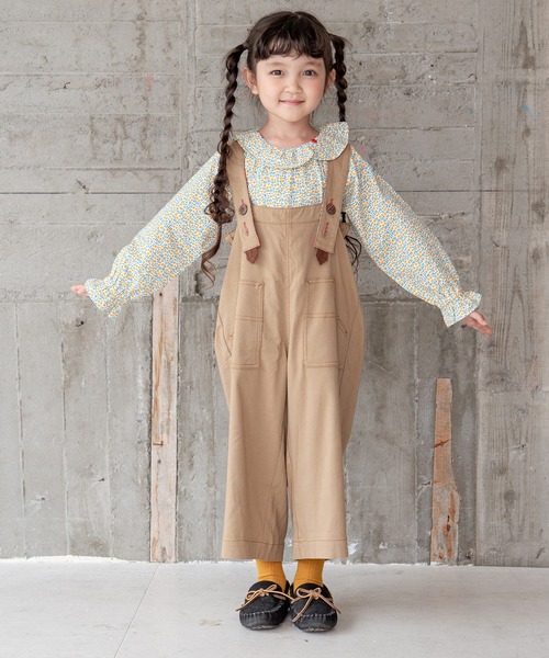 着用一回【Fマックレガー】コットンサロペット ベージュ Mサイズ オーバーオール 着用一回【Fマックレガー】コットンサロペット ベージュ Mサイズ