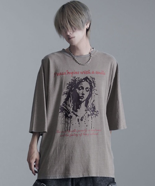 SILVER BULLET（シルバーバレット）の「『SILVER BULLET SELECT AP/シルバーバレットセレクト』[18パターン]ピグメント半袖Tシャツ（Tシャツ/カットソー・メンズ・P/D/C/A/F/E/I/G/B/Q/O/J/H/N/M/L/K/R・XL/L/M）」の4枚目の写真