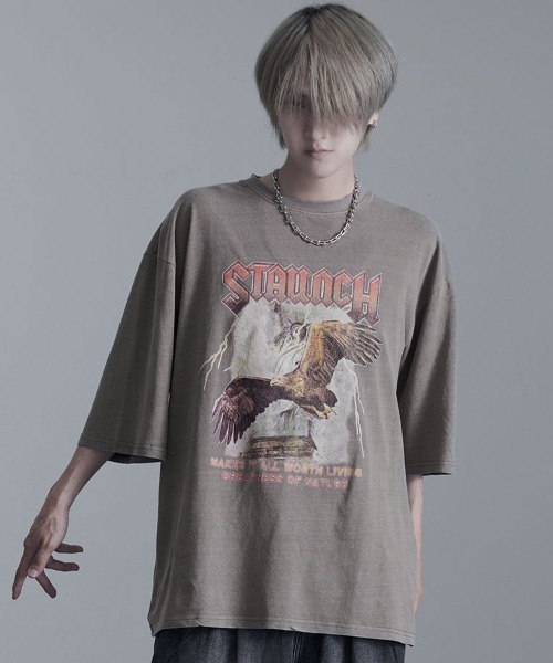 SILVER BULLET（シルバーバレット）の「『SILVER BULLET SELECT AP/シルバーバレットセレクト』[18パターン]ピグメント半袖Tシャツ（Tシャツ/カットソー・メンズ・P/D/C/A/F/E/I/G/B/Q/O/J/H/N/M/L/K/R・XL/L/M）」の8枚目の写真