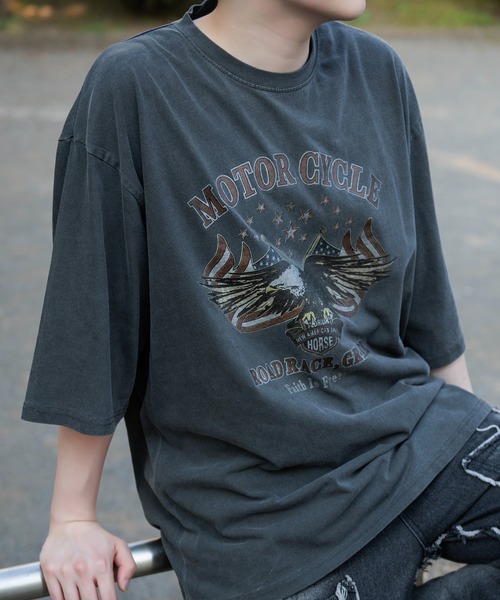 SILVER BULLET（シルバーバレット）の「『SILVER BULLET SELECT AP/シルバーバレットセレクト』[18パターン]ピグメント半袖Tシャツ（Tシャツ/カットソー・メンズ・P/D/C/A/F/E/I/G/B/Q/O/J/H/N/M/L/K/R・XL/L/M）」の9枚目の写真