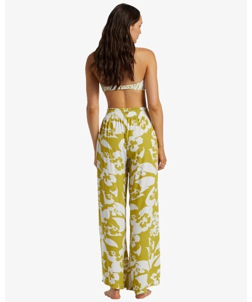 BILLABONG(ビラボン)の「BILLABONG レディース SPLIT SPIRIT ワイドパンツ 【2024年夏モデル】/ビラボン総柄ボトムス(その他パンツ・レディース・グリーン系その他/オレンジ系その他・SMALL)」の8枚目の写真
