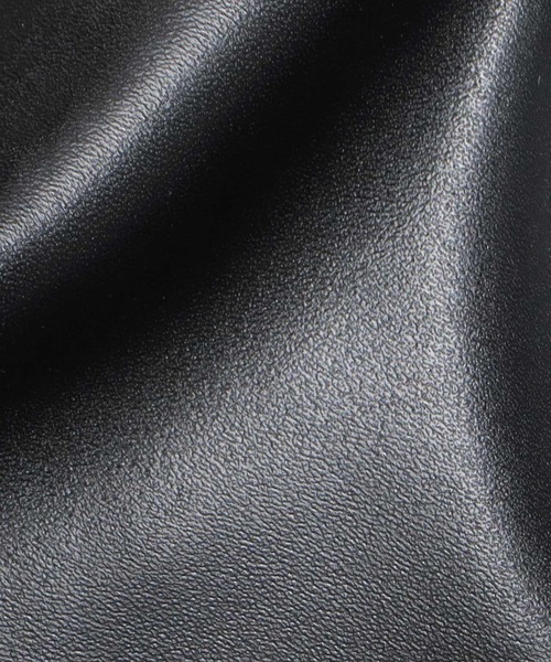 glabella（グラベラ）の「スプリットレザー（牛床革） 2WAY ミニボストン ショルダーバッグ（ハンドバッグ・メンズ・ブラック・FREE）」の7枚目の写真