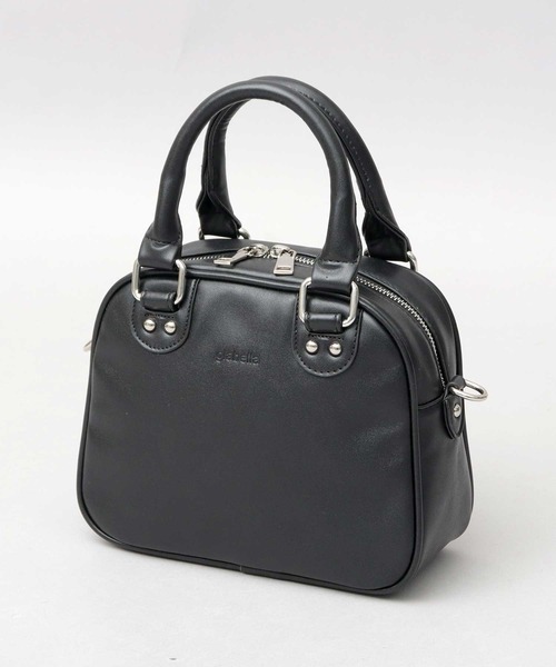 glabella（グラベラ）の「スプリットレザー（牛床革） 2WAY ミニボストン ショルダーバッグ（ハンドバッグ・メンズ・ブラック・FREE）」の21枚目の写真