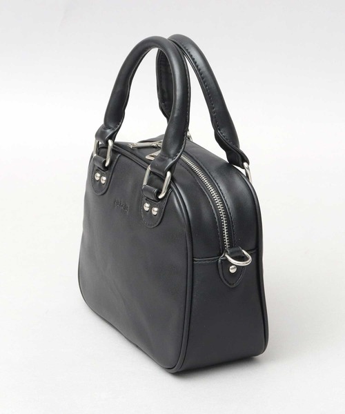 glabella（グラベラ）の「スプリットレザー（牛床革） 2WAY ミニボストン ショルダーバッグ（ハンドバッグ・メンズ・ブラック・FREE）」の22枚目の写真