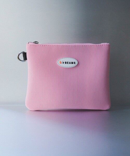 bpr BEAMS（ビーピーアール ビームス ）の「ジャージー ポーチ S（ポーチ・レディース・ブラック/グレー/サックスブルー/ピンク/イエロー/グリーン・ONE SIZE）」の6枚目の写真