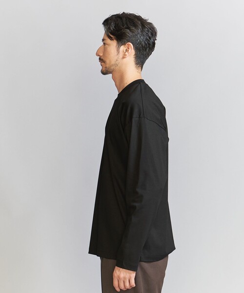 BEAUTY&YOUTH UNITED ARROWS(ビューティーアンドユースユナイテッドアローズ)の「【WEB限定 WARDROBE SMART】NORITAKE クルーネック リラックス テーパード カットソー(Tシャツ/カットソー・メンズ・ブラック/ホワイト/グレー/ダークグレー/ネイビー・S/M/L/XL)」の17枚目の写真