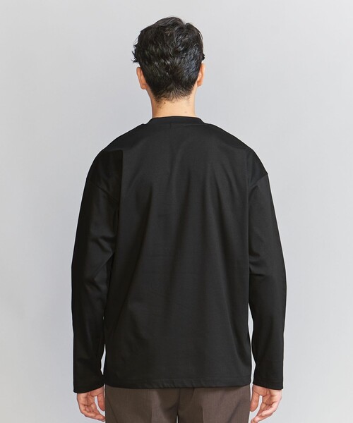 BEAUTY&YOUTH UNITED ARROWS(ビューティーアンドユースユナイテッドアローズ)の「【WEB限定 WARDROBE SMART】NORITAKE クルーネック リラックス テーパード カットソー(Tシャツ/カットソー・メンズ・ブラック/ホワイト/グレー/ダークグレー/ネイビー・S/M/L/XL)」の18枚目の写真