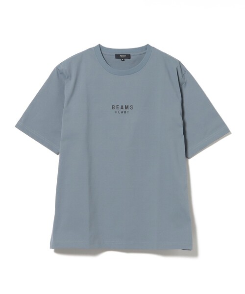 BEAMS HEART（ビームスハート）の「【ユニセックス】BEAMS HEART ロゴ ショートスリーブ カットソー（吸水速乾・毛玉軽減）（Tシャツ/カットソー・メンズ・グリーン系その他/ホワイト/ブルー系その他/グレー・XL/L/M/S）」の4枚目の写真