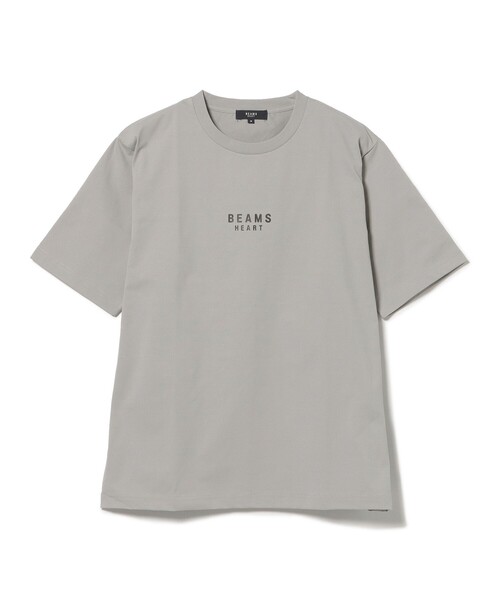 BEAMS HEART（ビームスハート）の「【ユニセックス】BEAMS HEART ロゴ ショートスリーブ カットソー（吸水速乾・毛玉軽減）（Tシャツ/カットソー・メンズ・グリーン系その他/ホワイト/ブルー系その他/グレー・XL/L/M/S）」の10枚目の写真