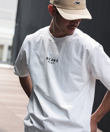 BEAMS HEART | 【ユニセックス】BEAMS HEART ロゴ ショートスリーブ カットソー（吸水速乾・毛玉軽減）(Tシャツ/カットソー)