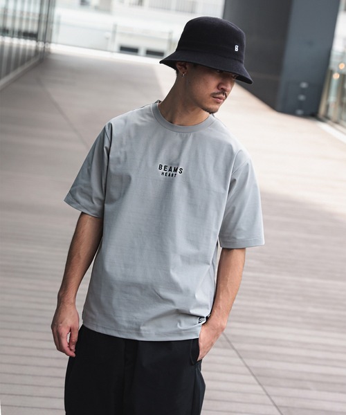 BEAMS HEART(ビームスハート)の「【ユニセックス】BEAMS HEART ロゴ ショートスリーブ カットソー(吸水速乾・毛玉軽減)(Tシャツ/カットソー・メンズ・グリーン系その他/ホワイト/ブルー系その他/グレー/グレー系その他/ライトブルー/グリーン系その他2・XL/L/M/S)」の13枚目の写真