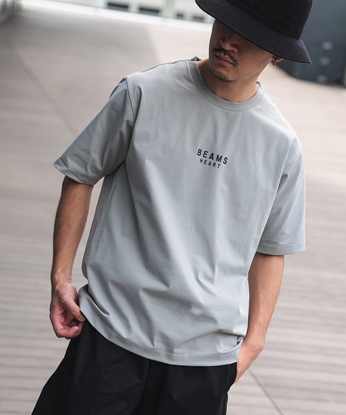 BEAMS HEART(ビームスハート)の「【ユニセックス】BEAMS HEART ロゴ ショートスリーブ カットソー(吸水速乾・毛玉軽減)(Tシャツ/カットソー・メンズ・グリーン系その他/ホワイト/ブルー系その他/グレー/グレー系その他/ライトブルー/グリーン系その他2・XL/L/M/S)」の14枚目の写真