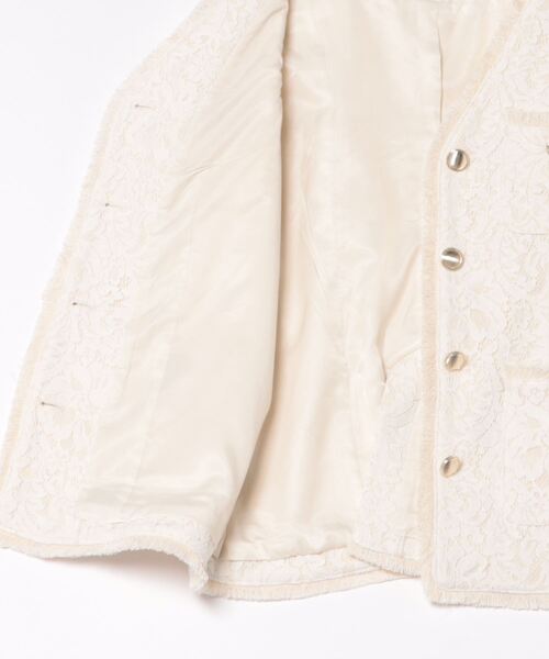 LILY BROWN(リリーブラウン)の「バリエーションオーバーサイズジレ(ベスト・レディース・ブラック/ホワイト/ベージュ・FREE)」の5枚目の写真