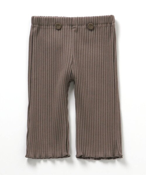 apres les cours（アプレレクール）の「フレアベビーパンツ（その他ベビーウェア・キッズ・アイボリー/ブラウン・80/70）」の7枚目の写真