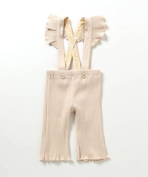 apres les cours（アプレレクール）の「フレアベビーパンツ（その他ベビーウェア・キッズ・アイボリー/ブラウン・80/70）」の8枚目の写真