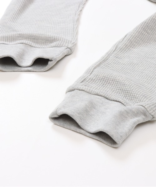 HANES(ヘインズ)の「【HANES/ヘインズ】ロングパンツ ワッフル(スウェットパンツ・レディース・ブラック/ヘザーグレー・FREE)」の5枚目の写真