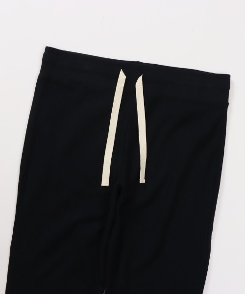 HANES(ヘインズ)の「【HANES/ヘインズ】ロングパンツ ワッフル(スウェットパンツ・レディース・ブラック/ヘザーグレー・FREE)」の8枚目の写真
