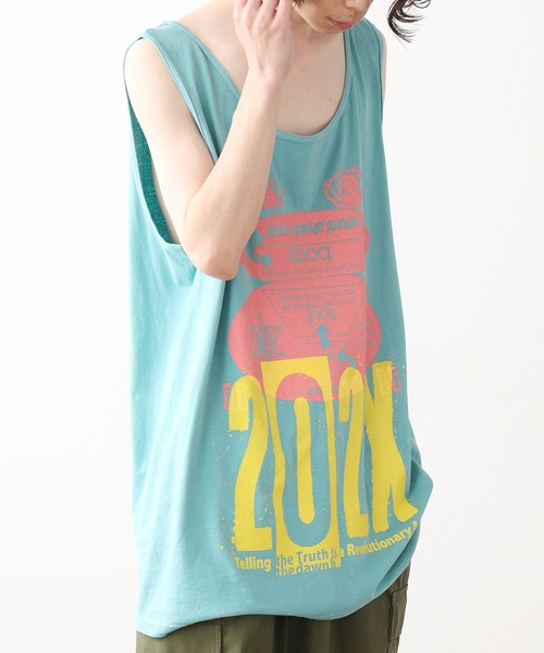 DIET BUTCHER（ダイエットブッチャー）の「DIET BUTCHER/ダイエットブッチャー 202X Tanktop タンクトップ（タンクトップ・メンズ・グレー/エンジ/ライトグリーン・XL/L）」の7枚目の写真