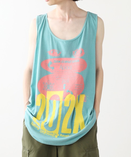 DIET BUTCHER（ダイエットブッチャー）の「DIET BUTCHER/ダイエットブッチャー 202X Tanktop タンクトップ（タンクトップ・メンズ・グレー/エンジ/ライトグリーン・XL/L）」の9枚目の写真