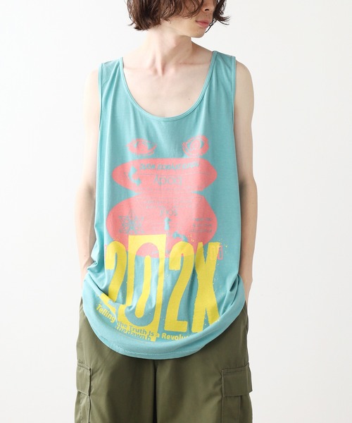 DIET BUTCHER（ダイエットブッチャー）の「DIET BUTCHER/ダイエットブッチャー 202X Tanktop タンクトップ（タンクトップ・メンズ・グレー/エンジ/ライトグリーン・XL/L）」の10枚目の写真
