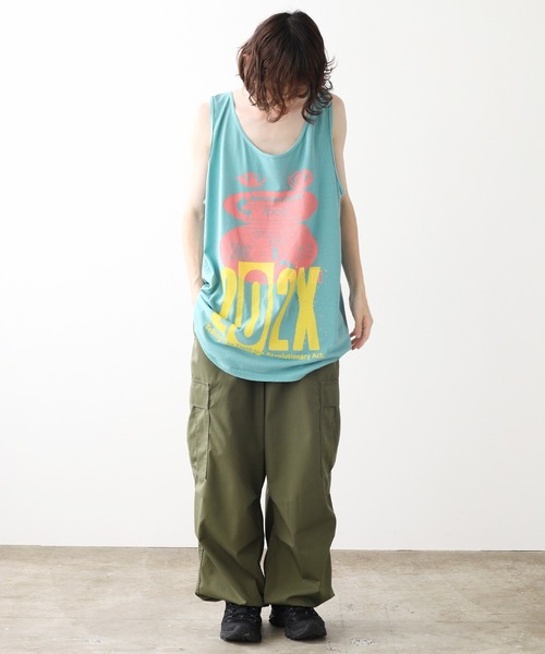 DIET BUTCHER（ダイエットブッチャー）の「DIET BUTCHER/ダイエットブッチャー 202X Tanktop タンクトップ（タンクトップ・メンズ・グレー/エンジ/ライトグリーン・XL/L）」の12枚目の写真