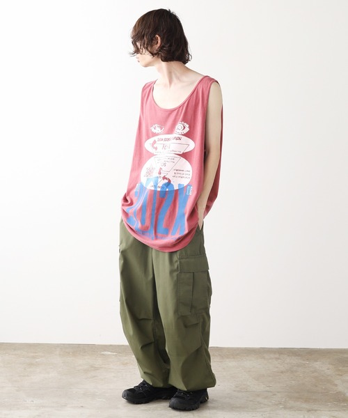 DIET BUTCHER（ダイエットブッチャー）の「DIET BUTCHER/ダイエットブッチャー 202X Tanktop タンクトップ（タンクトップ・メンズ・グレー/エンジ/ライトグリーン・XL/L）」の20枚目の写真