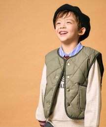 apres les cours | キルティングベスト_マシンウォッシャブル(ベスト)