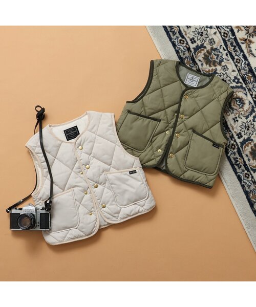 セール】キルティングベスト_マシンウォッシャブル（ベスト）｜apres